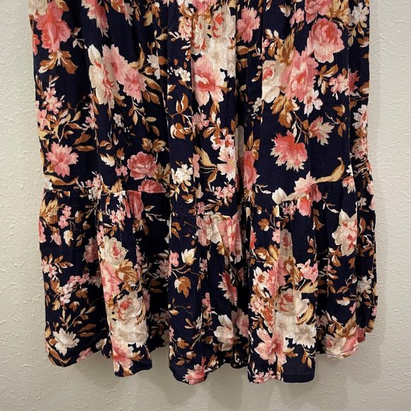 AEO Sz XS Floral Babydoll Slip Dress - Picture 5 of 11